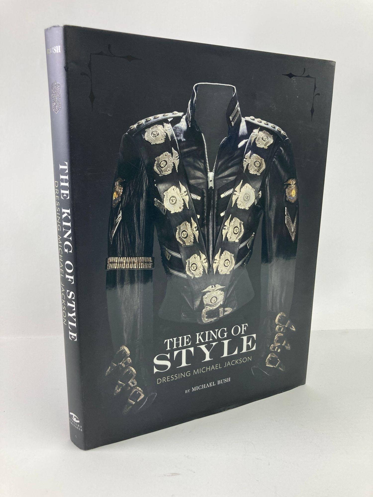 The King of Style: Dressing Michael Jackson by Michael Bush hardcover large coffee table book.
The King of Style: Dressing Michael Jackson is a fascinating look at the intersection of music and fashion, as well as an homage to Michael Jackson’s