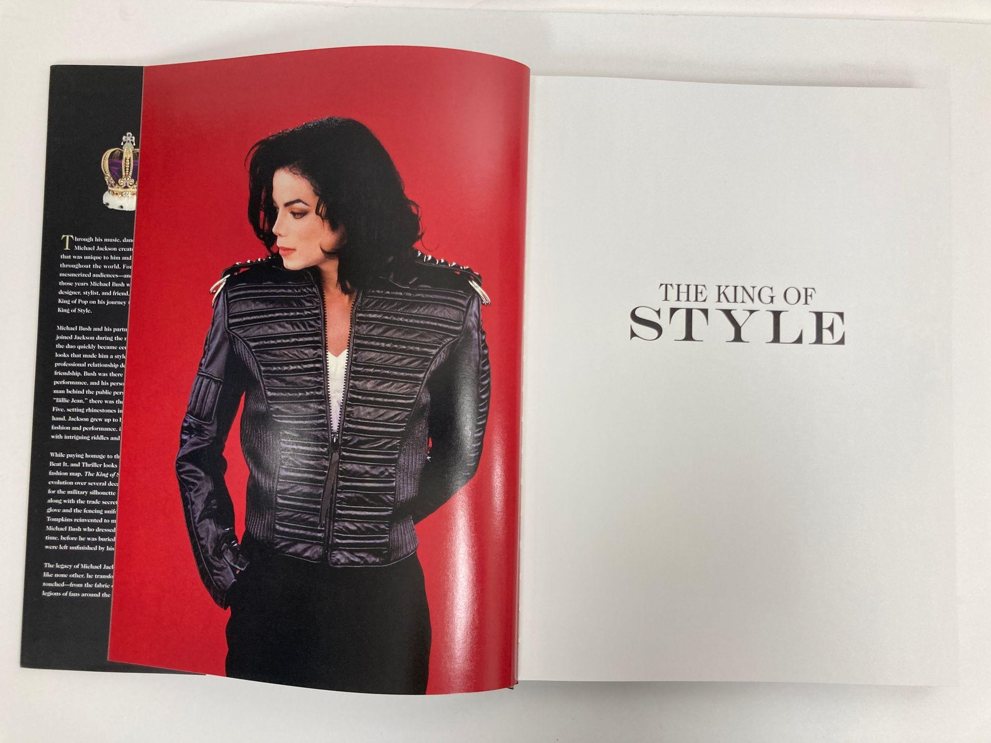 King of Style: Dressing Michael Jackson by Michael Bush Hardcover Book In Good Condition In North Hollywood, CA
