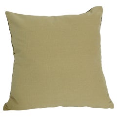Gustavian Throw Pillow by Flemish Tapestries, Jacquard Woven, 1980