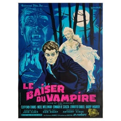 The Kiss of the Vampire 1964 French Grande Film Poster, Guy Gerard Noel
