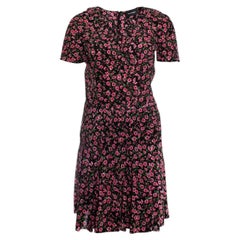 The Kooples, black dress with floral print