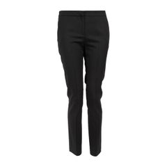 The Kooples Black Skinny Wool Trousers Size S