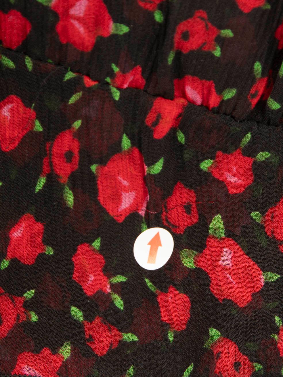 The Kooples Robe en soie imprimée rose Taille M Excellent état - En vente à London, GB
