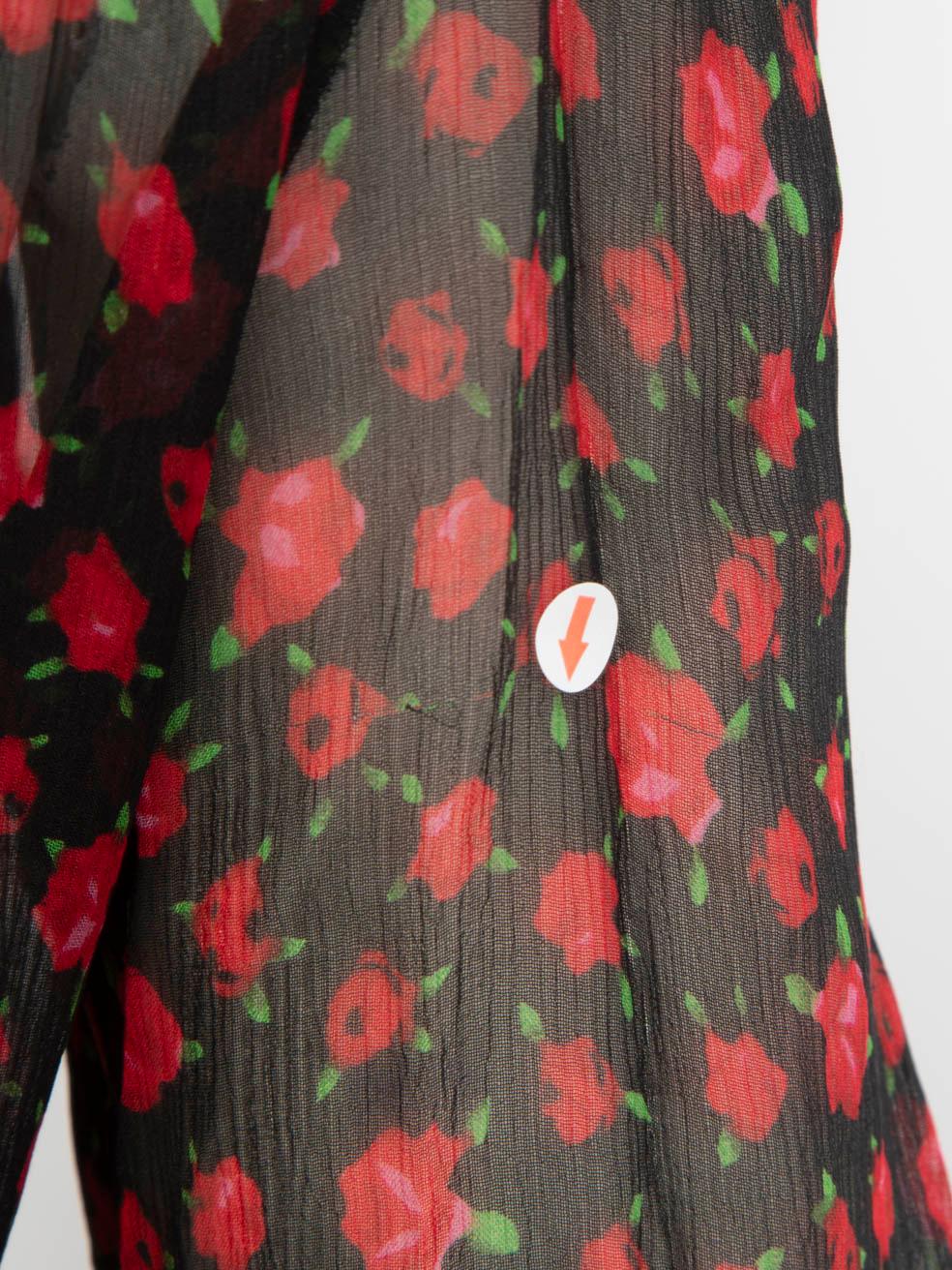 The Kooples Robe en soie imprimée rose Taille M en vente 3