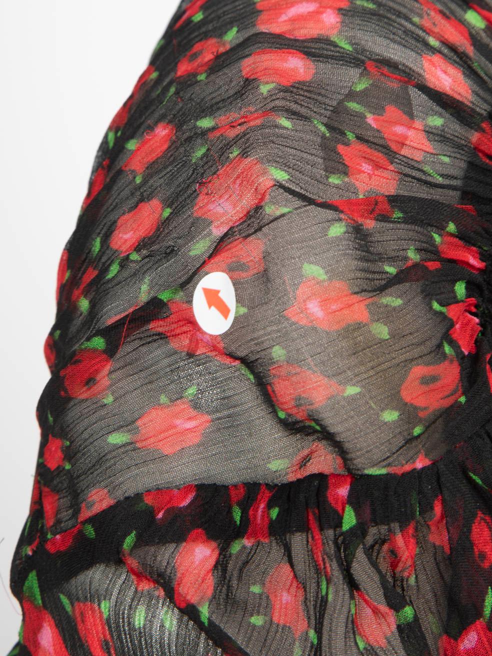 The Kooples Robe en soie imprimée rose Taille M en vente 4