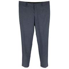 THE KOOPLES Taille 32 Robe à volants zippée en laine bleue