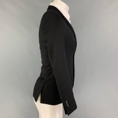 THE KOOPLES Size 34 Size Black Wool Single Breasted Sport Coat