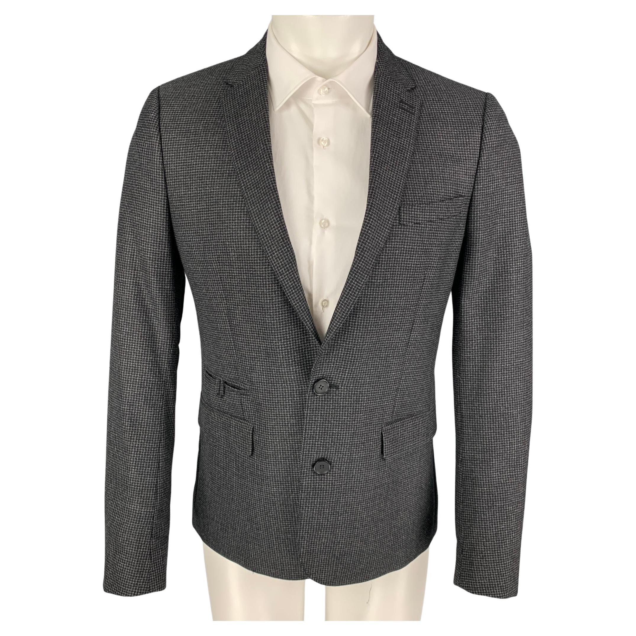 Louis Vuitton Metallic Grey Metallic Coated Modal Hooded Zip Front Jacket M  at 1stDibs