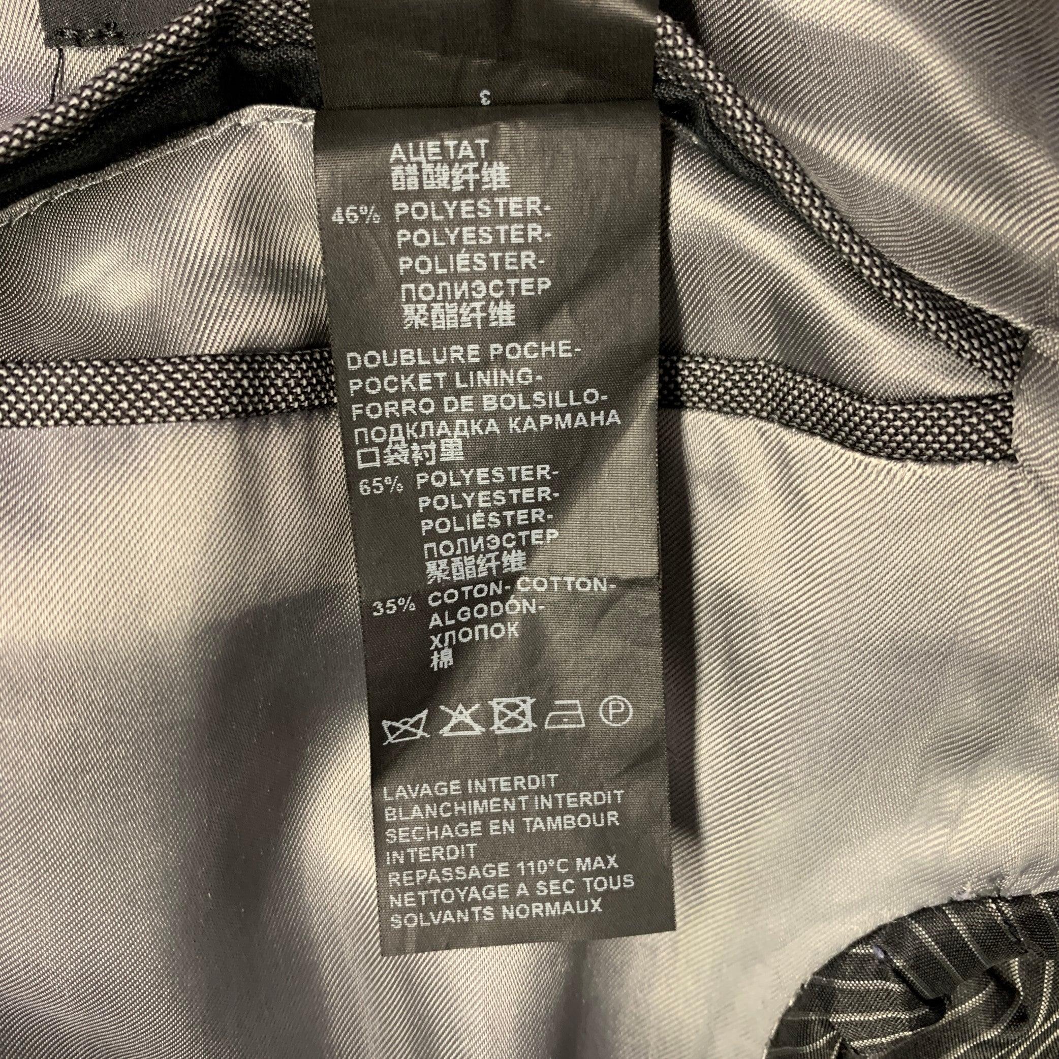 THE KOOPLES Size 38 Grey Wool Notch Lapel Suit For Sale 3