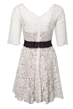 The Kooples, White lace dress