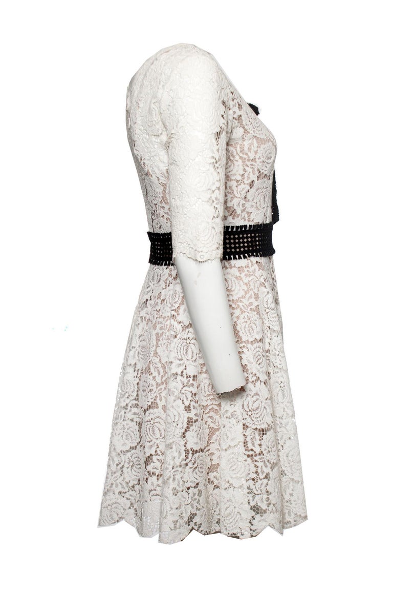 the kooples white lace dress Short white lace dress Women