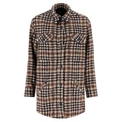 The Kooples - Giacca in pied-de-poule oversize in misto lana - Giacca/Shacket