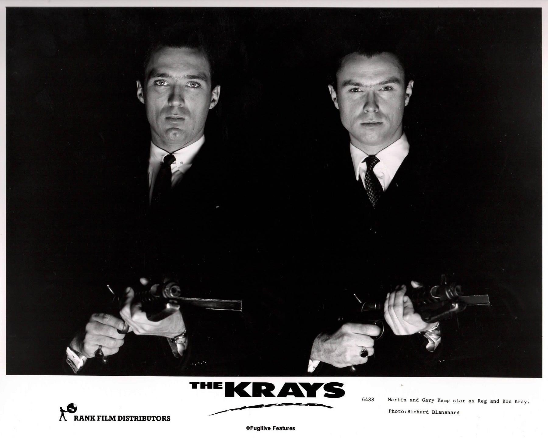 Papier The Krays 1990 Publicity Film Movie Press Still Framed en vente