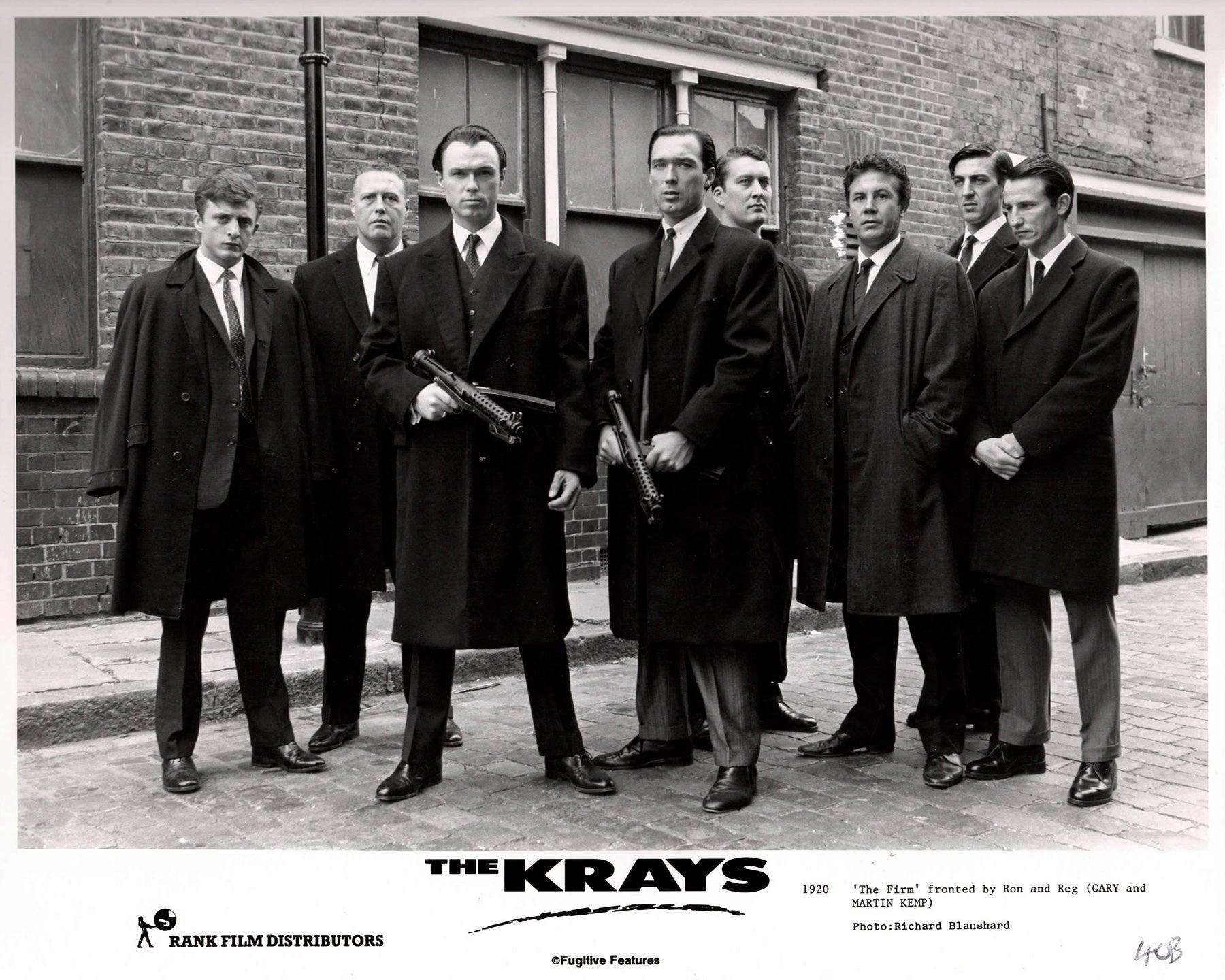 Papier The Krays 1990 Publicity Film Movie Press Still Framed en vente