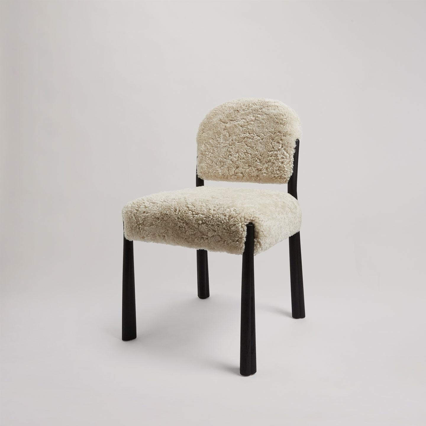 Woodwork The Kudu Chair in Black Oak by Sister by Studio Ashby For Sale