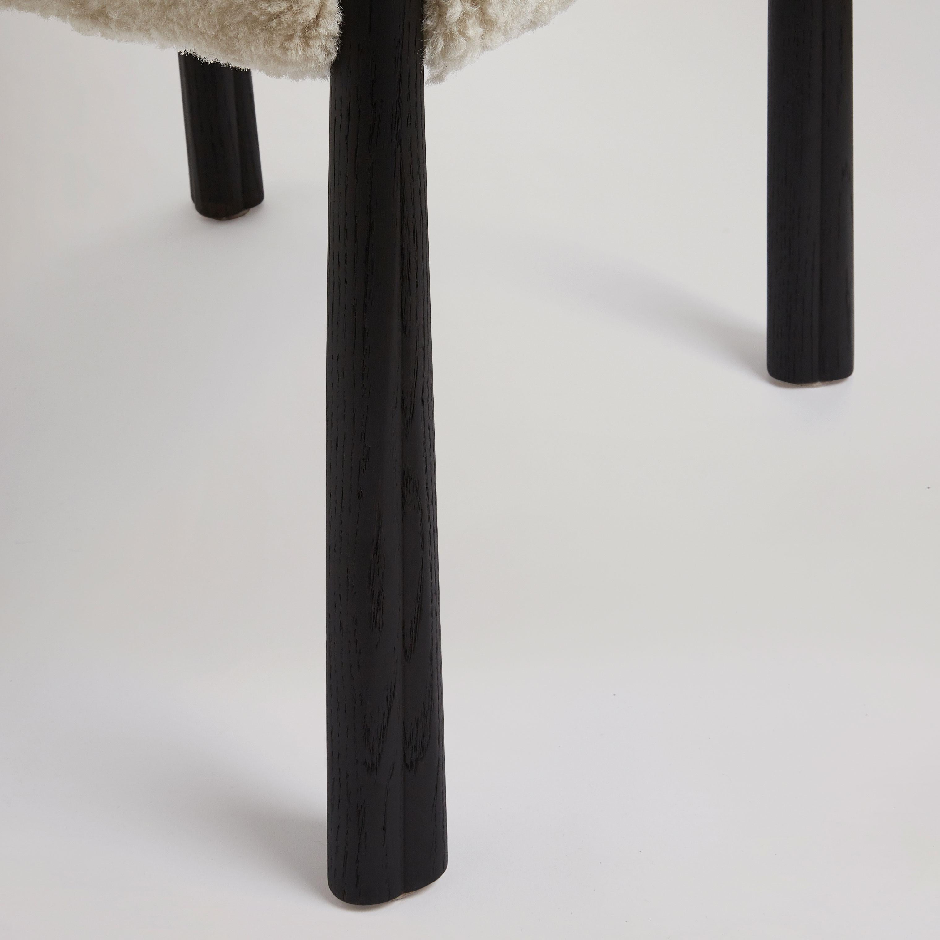 The Kudu Chair in Black Oak by Sister by Studio Ashby In New Condition For Sale In London, GB