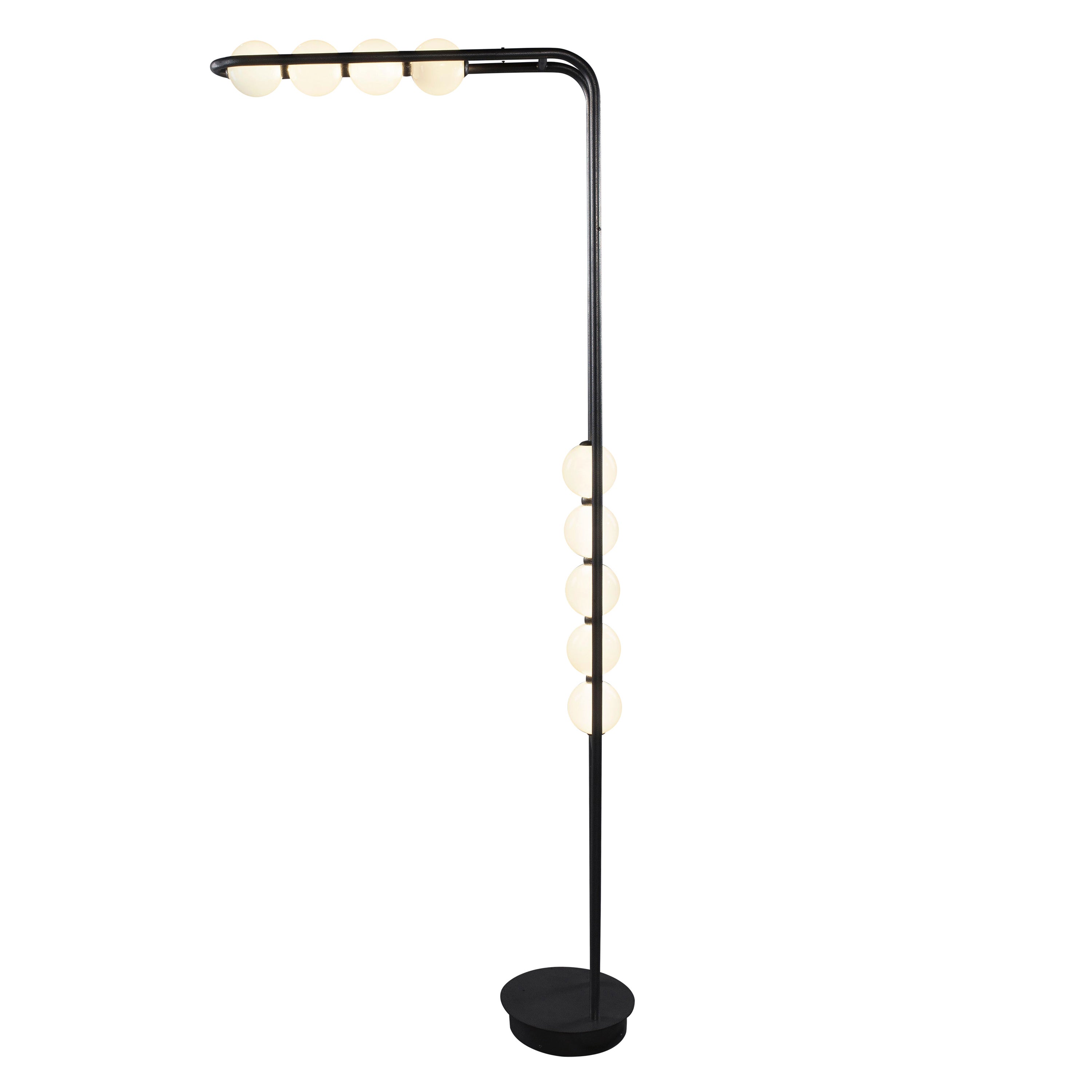 The L Bent Standing Lamp with Integrated LED and MS Powder Coating For Sale