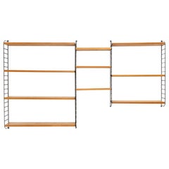 'the ladder shelf' Shelving Unit by Nisse Strinning for String, 1960s