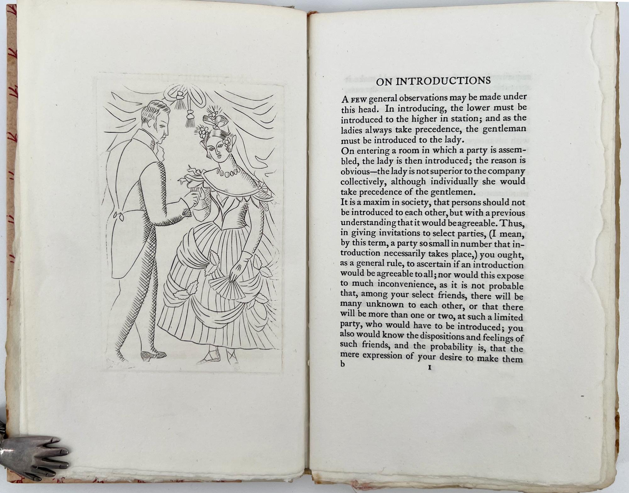English The Ladies' Pocket Book of Etiquette – WHITTINGTON PRESS For Sale