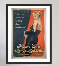 The Lady from Shanghai Original Poster, 1947