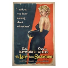 The Lady from Shanghai Original Poster, 1947