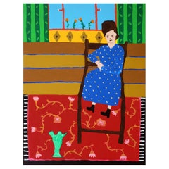 
the Lady of the House
 Portrait Painting by Alan Fears Pop Art