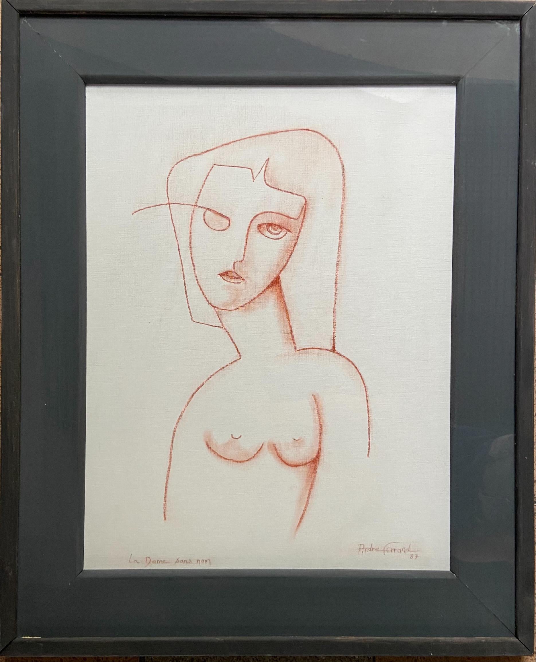 Paper Lady with No Name. André Ferrand, 1987 For Sale