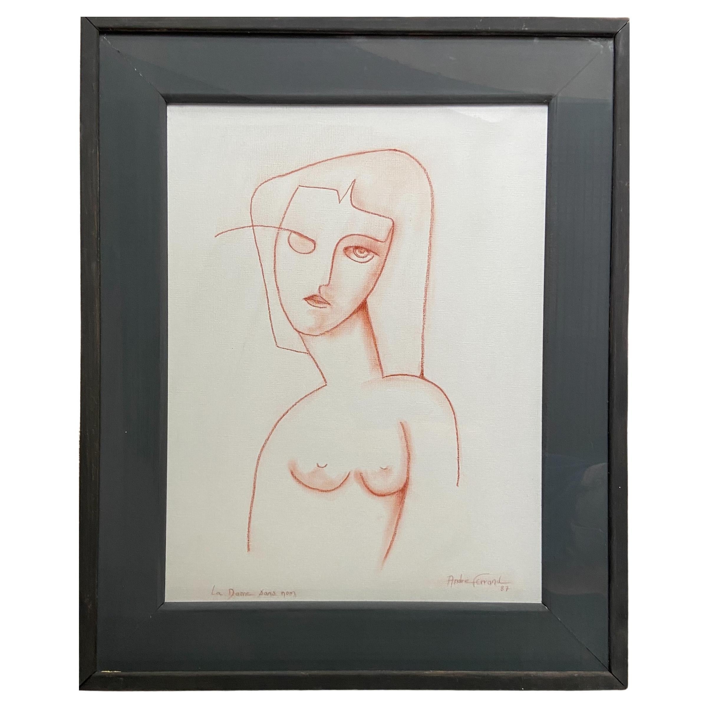 Lady with No Name. André Ferrand, 1987 For Sale