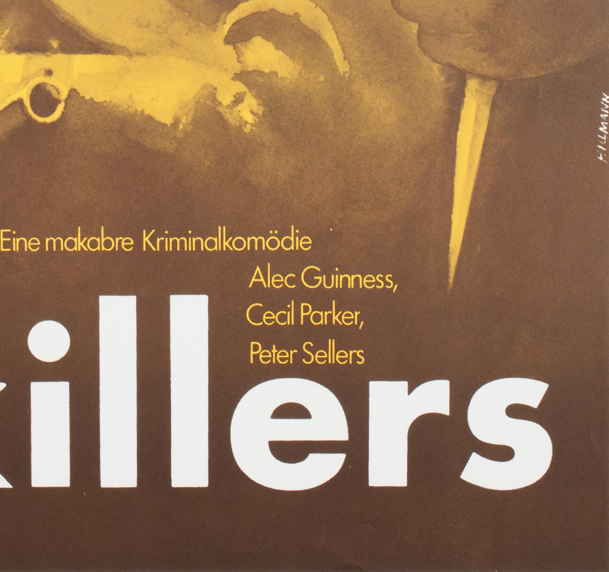The Ladykillers R1972 Affiche de film allemand A1, Hans Hillmann en vente 2