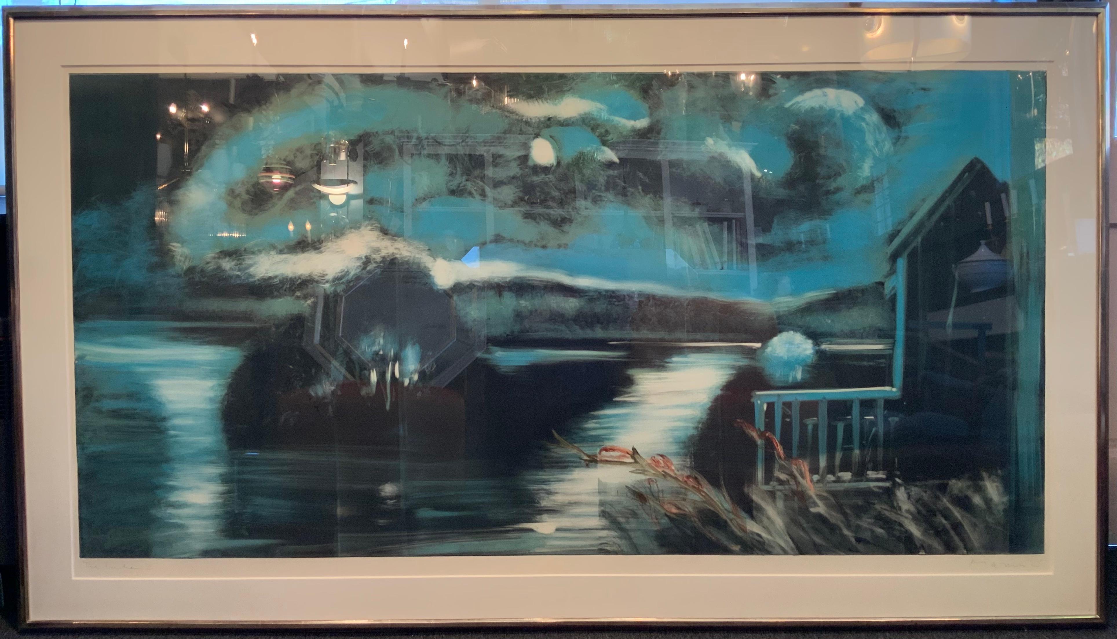 The Lake II - Michael Mazur 1985 In Excellent Condition For Sale In Mt Kisco, NY