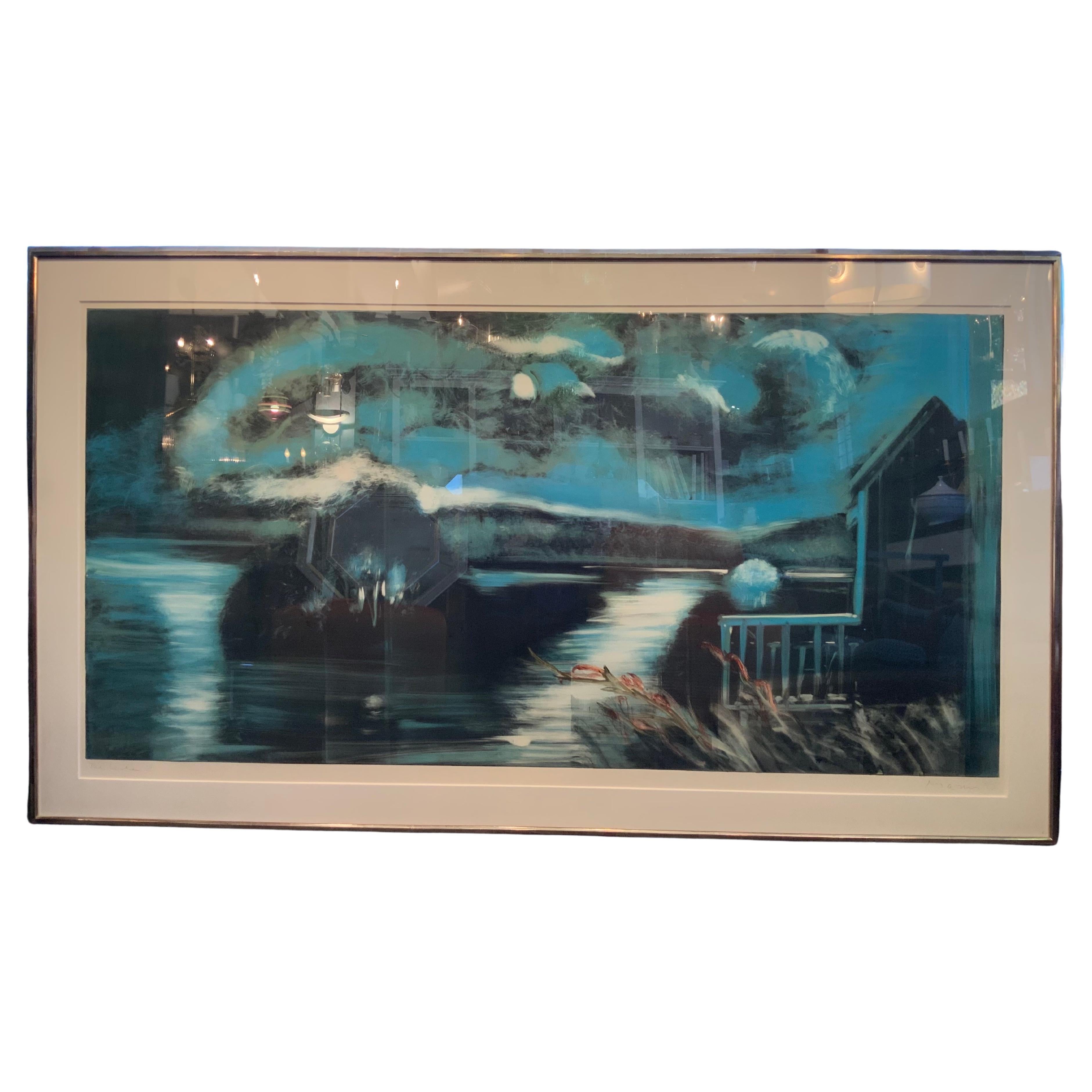 Il lago II - Michael Mazur 1985