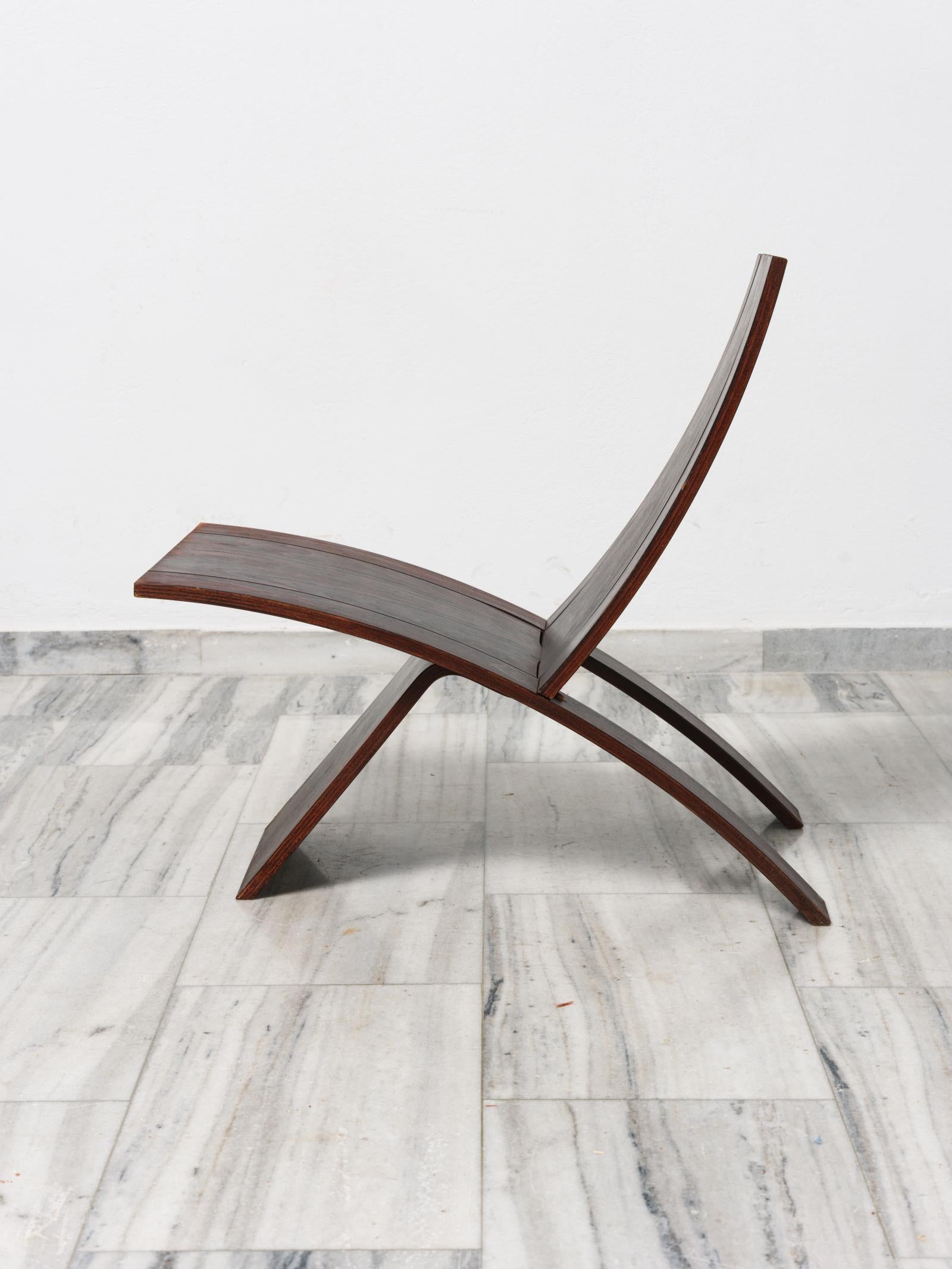 Mid-Century moderno La sedia Laminex di Jens Nielsen , Danimarca 1964 Falster Form A in vendita