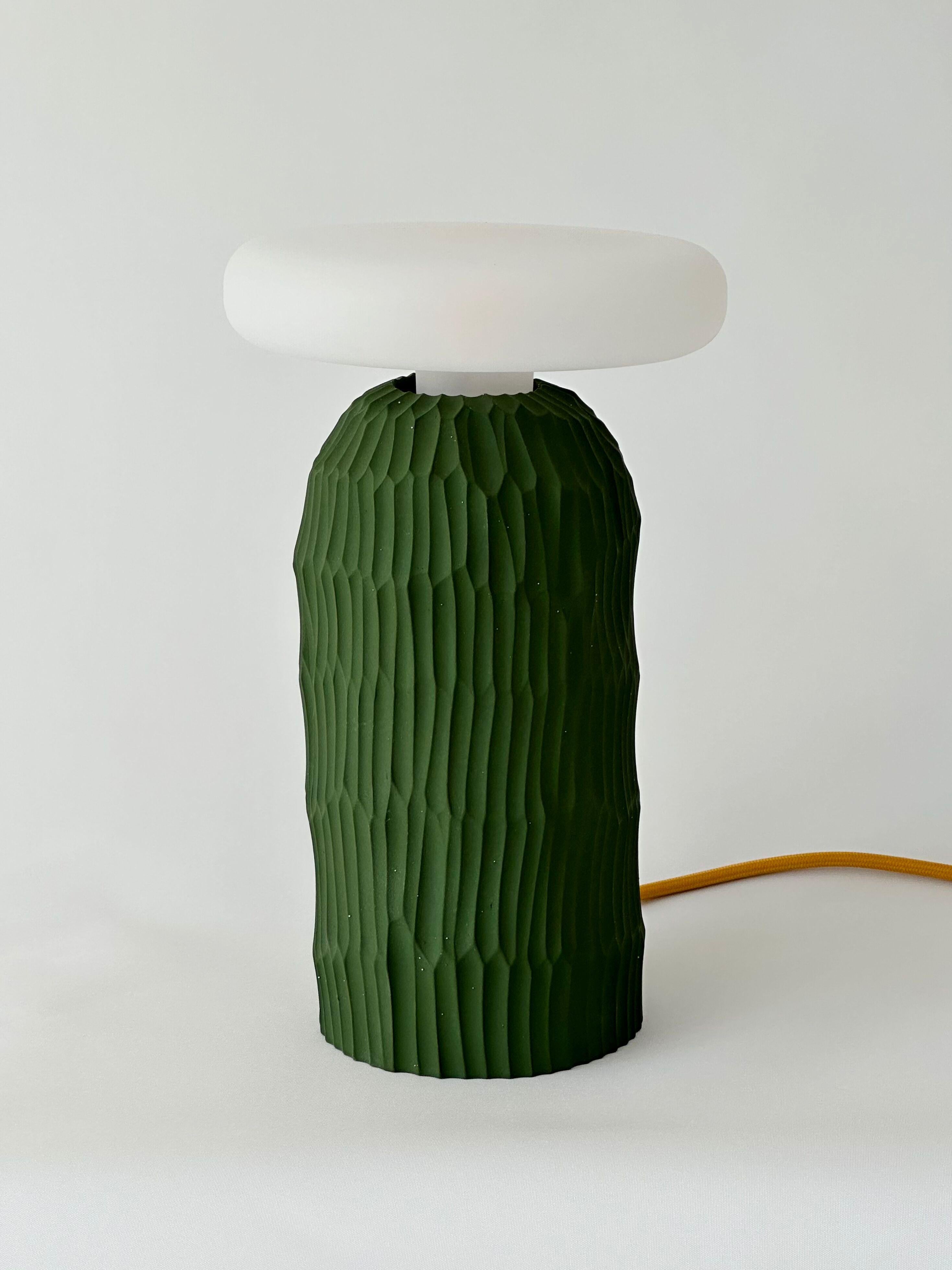 The Lamp, Flat in Olive Green For Sale 2