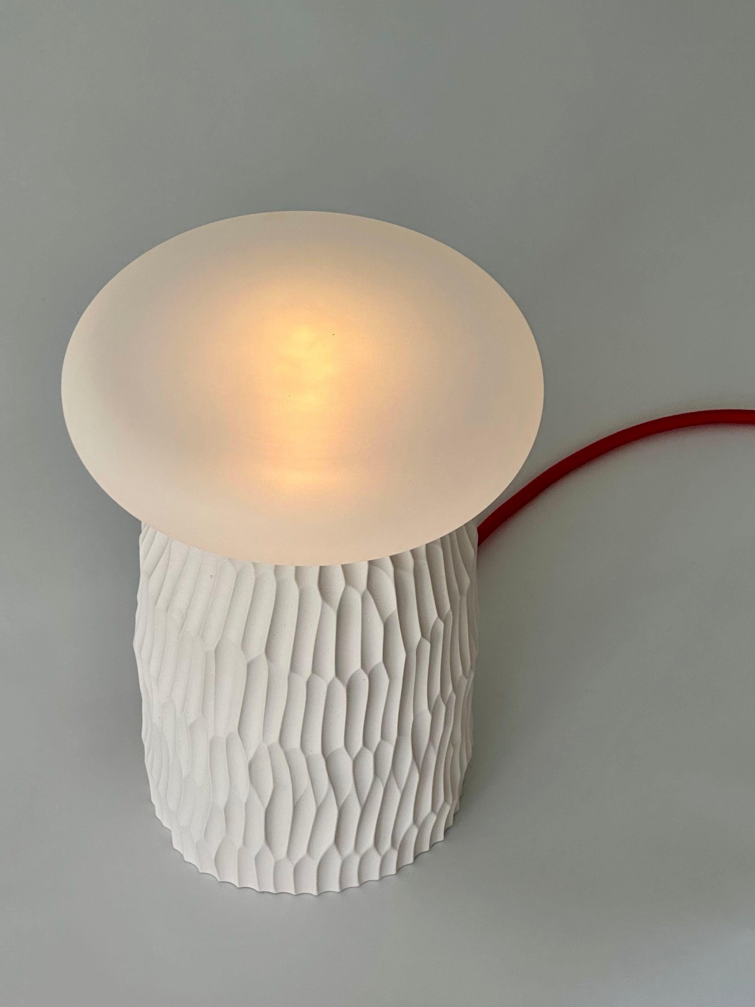 The Lamp, Flat in White For Sale 4
