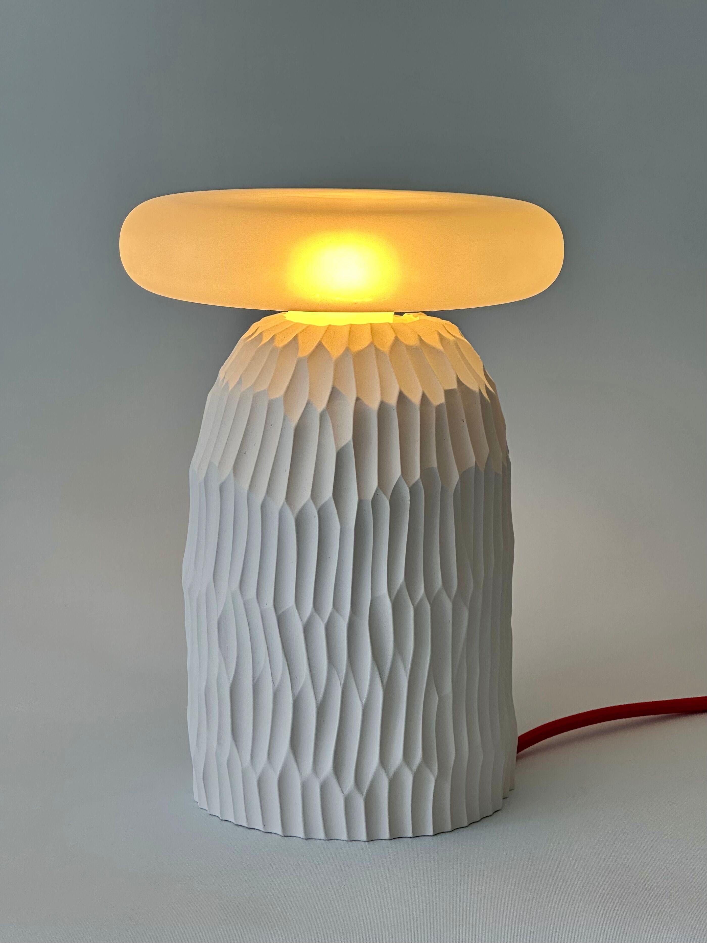 Australian The Lamp, Flat in White For Sale