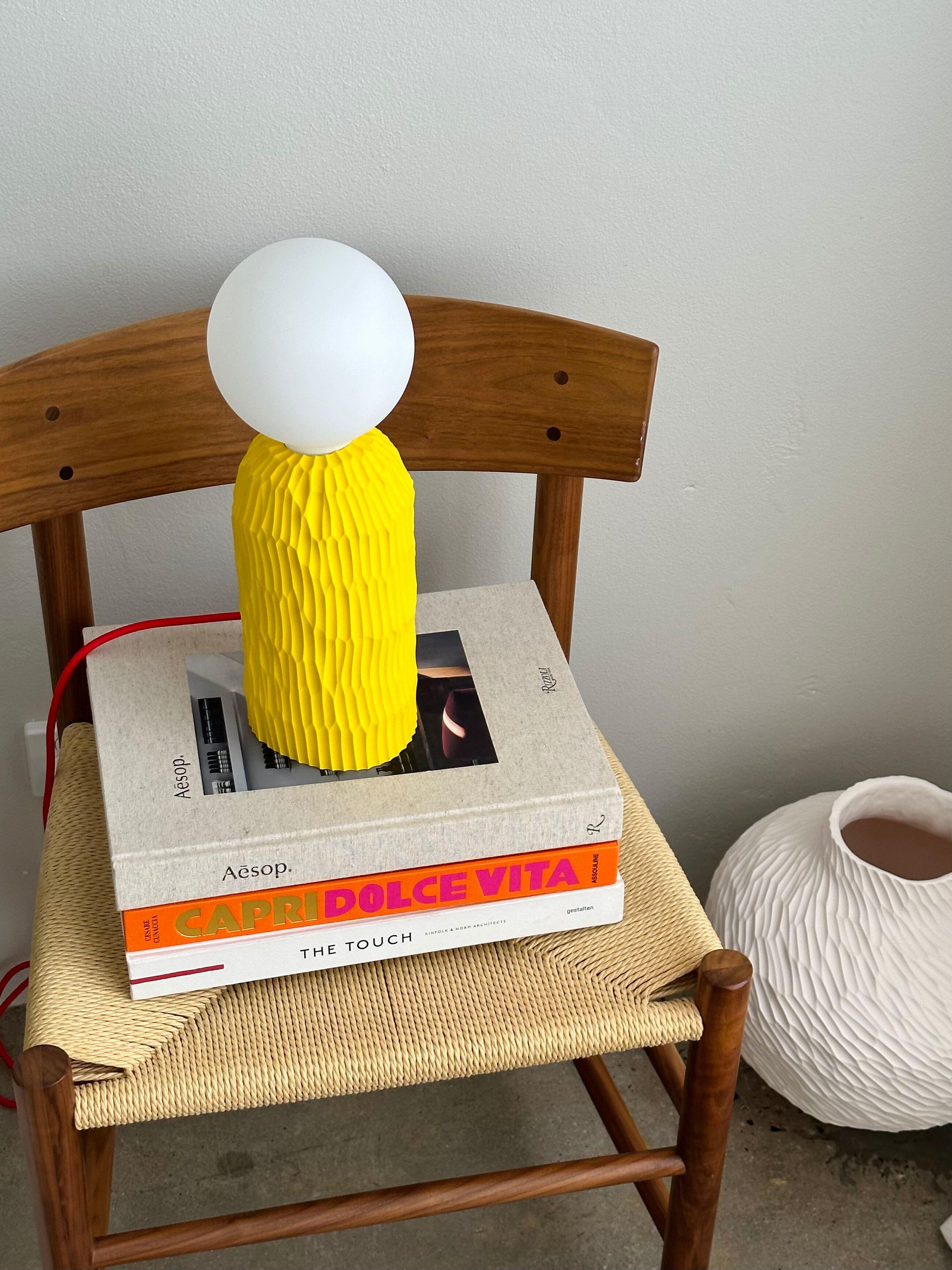 Australian The Lamp, Globe in Yellow For Sale