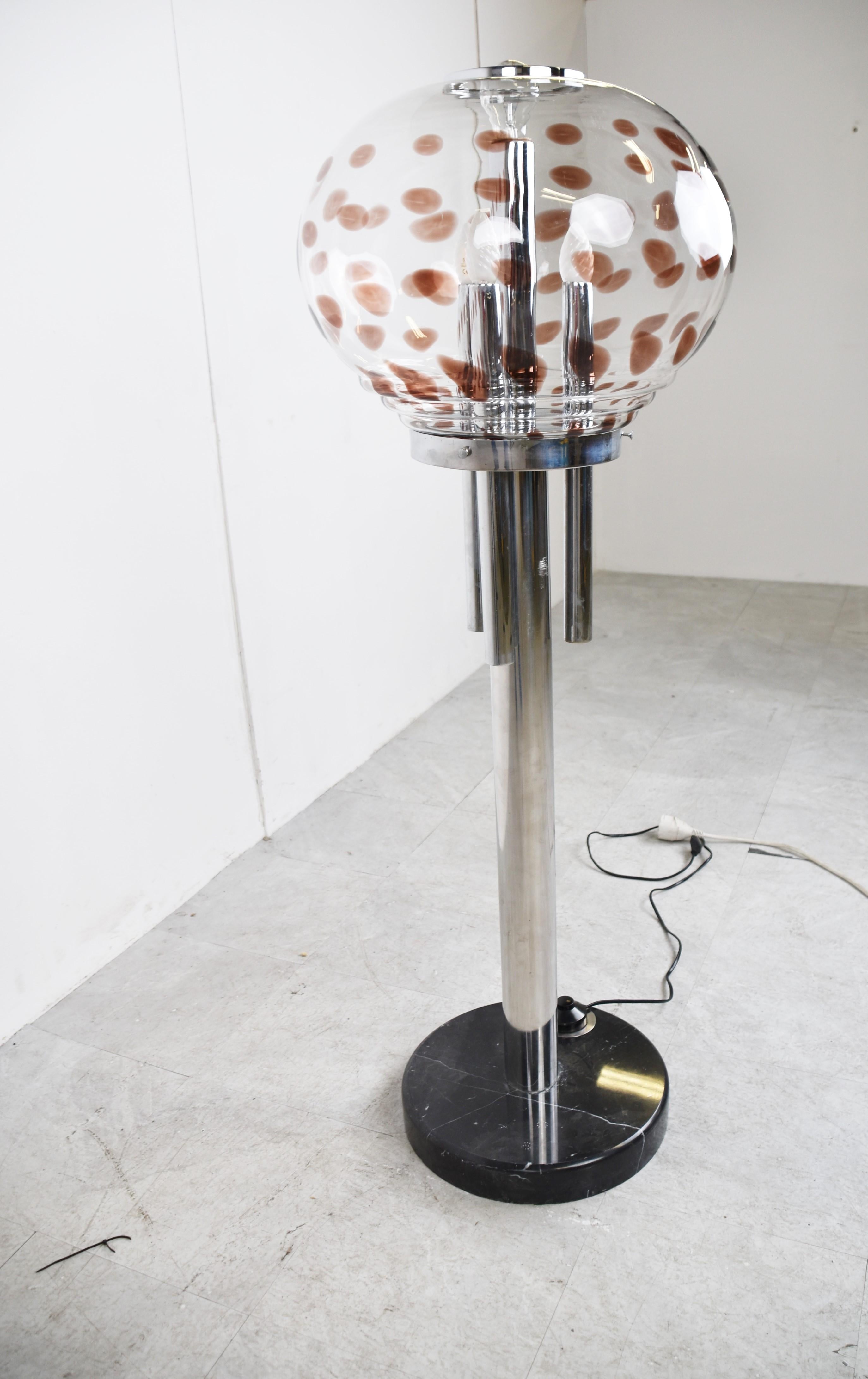Lamp Vintage Mazzega Floor Lamp, 1960s In Good Condition For Sale In HEVERLEE, BE