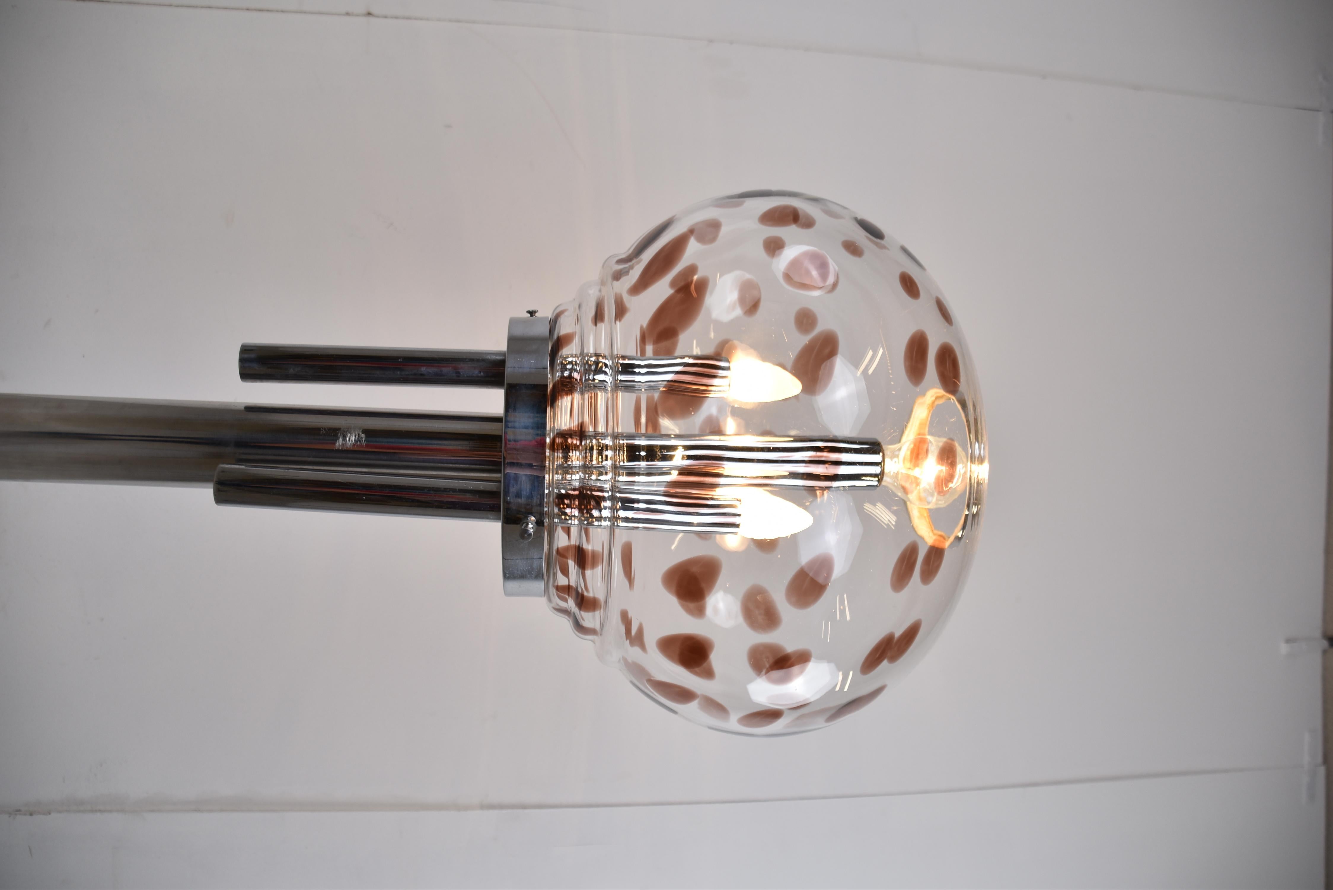 Lamp Vintage Mazzega Floor Lamp, 1960s For Sale 2