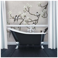 The Land of the Swallows black Wallpaper