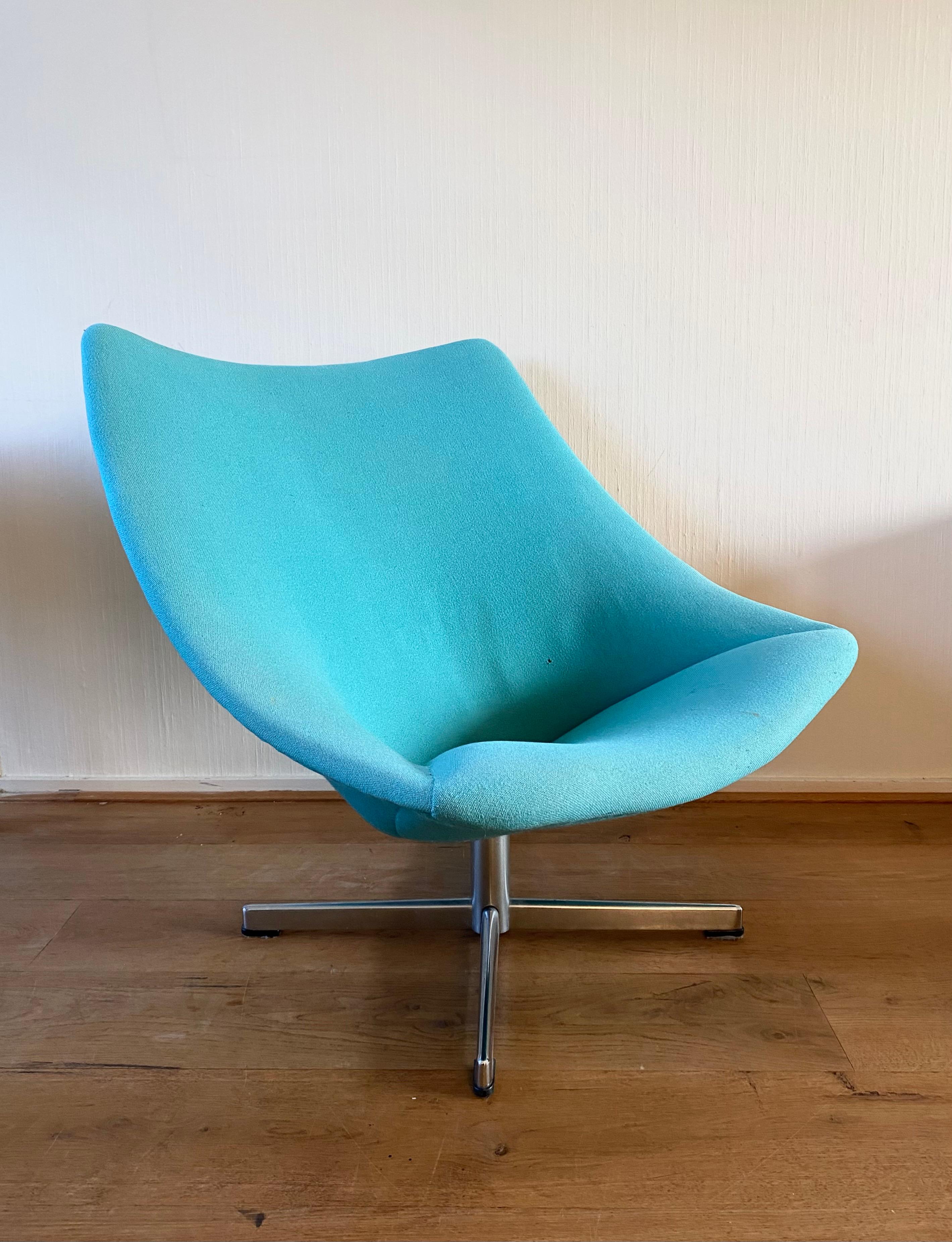 Metal The Large And Rare Artifort Version Oyster Chair By Pierre Paulin, 1960s For Sale