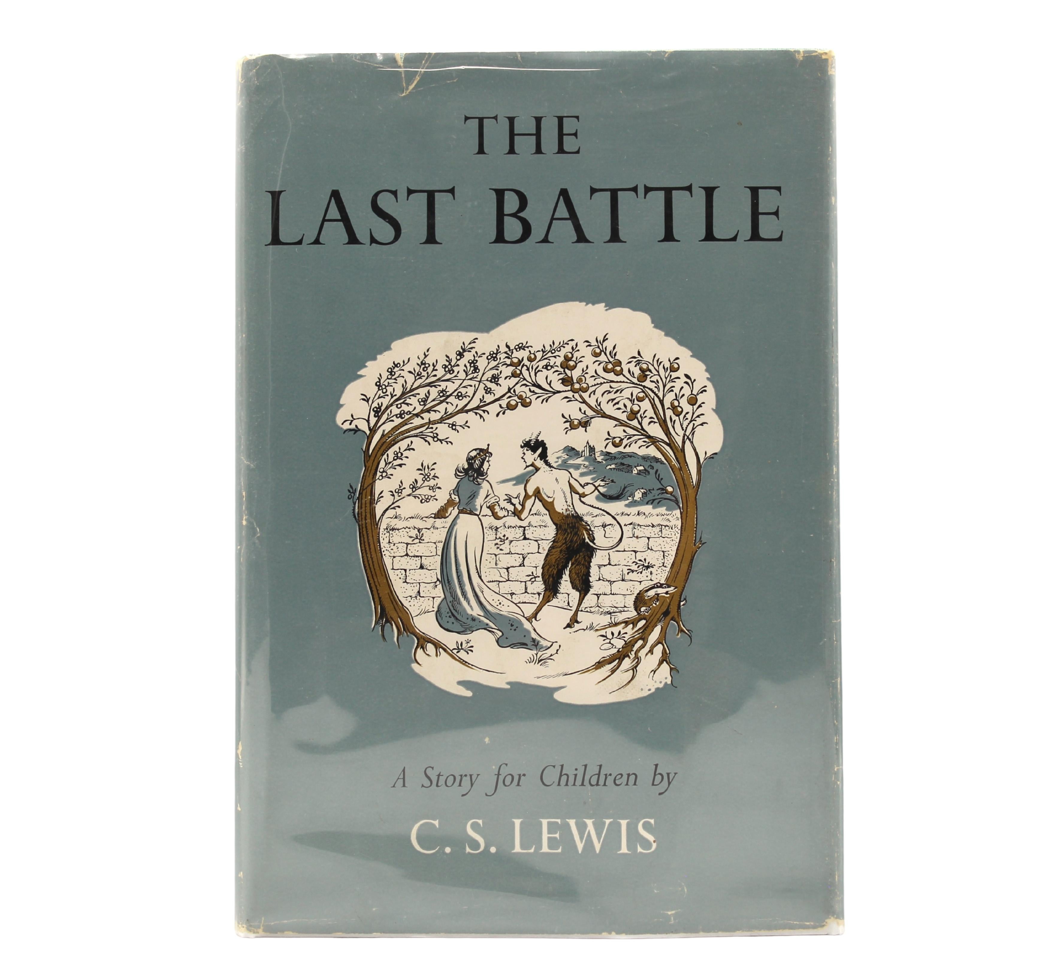 La dernière bataille de C.I.C. Lewis, dédicacé et illustré par Pauline Baynes, 1956 en vente 1