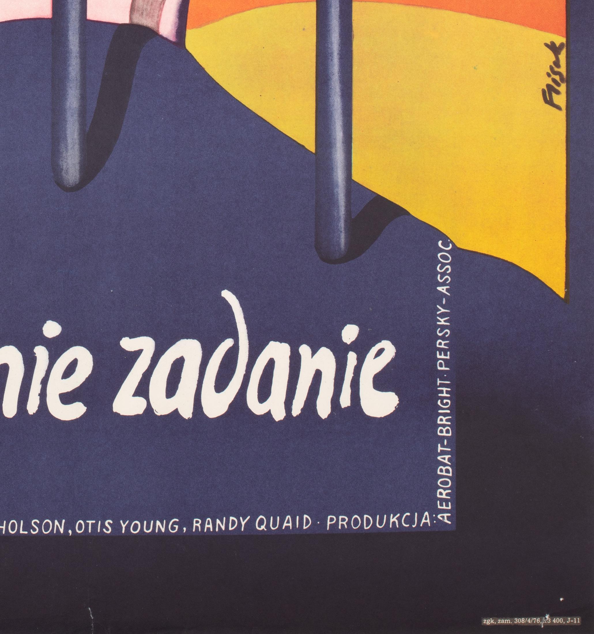 The Last Detail, Polish A1 Film Movie Poster, Flisak 1976 3