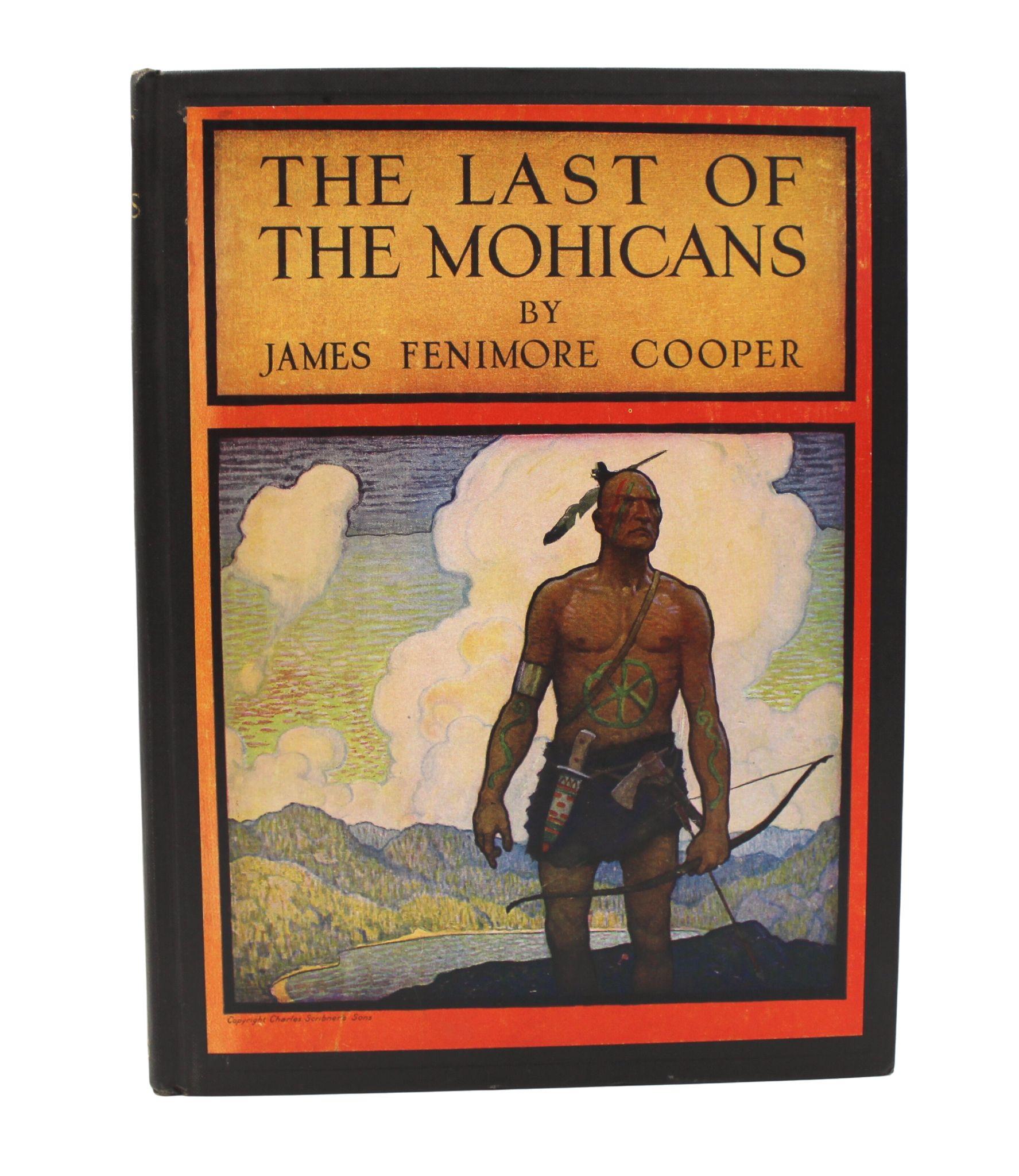 The Last of the Mohicans by James Fenimore Cooper, Illust. by N. C. Wyeth, 1947 In Good Condition In Colorado Springs, CO