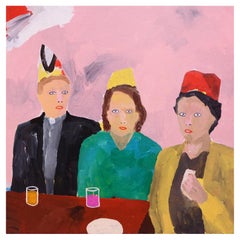 „The Last Sandwich“ Porträtgemälde von Alan Fears