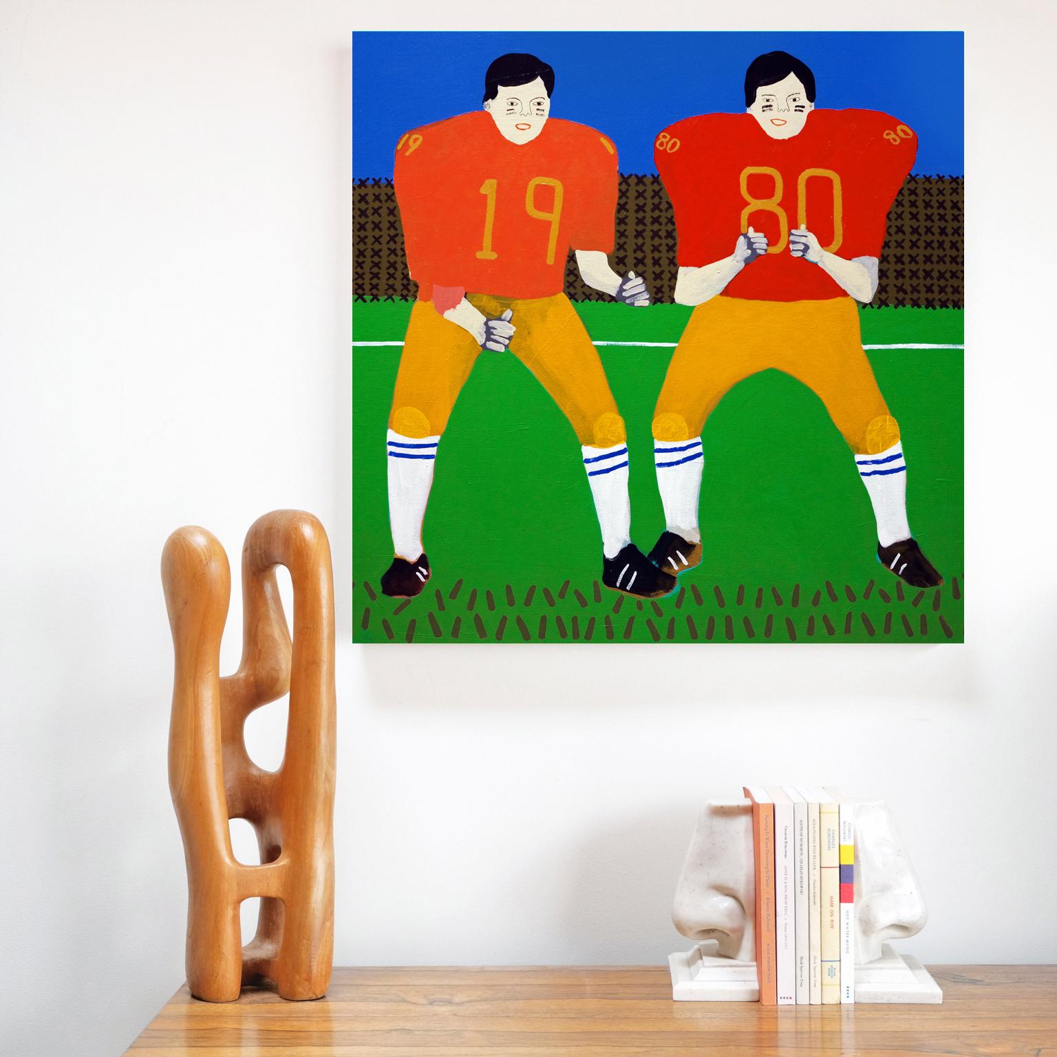 British 'the Last Stand' Football Portrait Painting by Alan Fears Pop Art