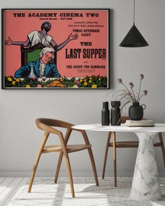 The Last Supper 1976 UK Quad Academy Cinema Film Poster, Peter Strausfeld