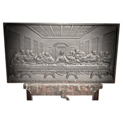 'The Last Supper' A Victorian plaque by Coalbrookedale in cast iron c.1878