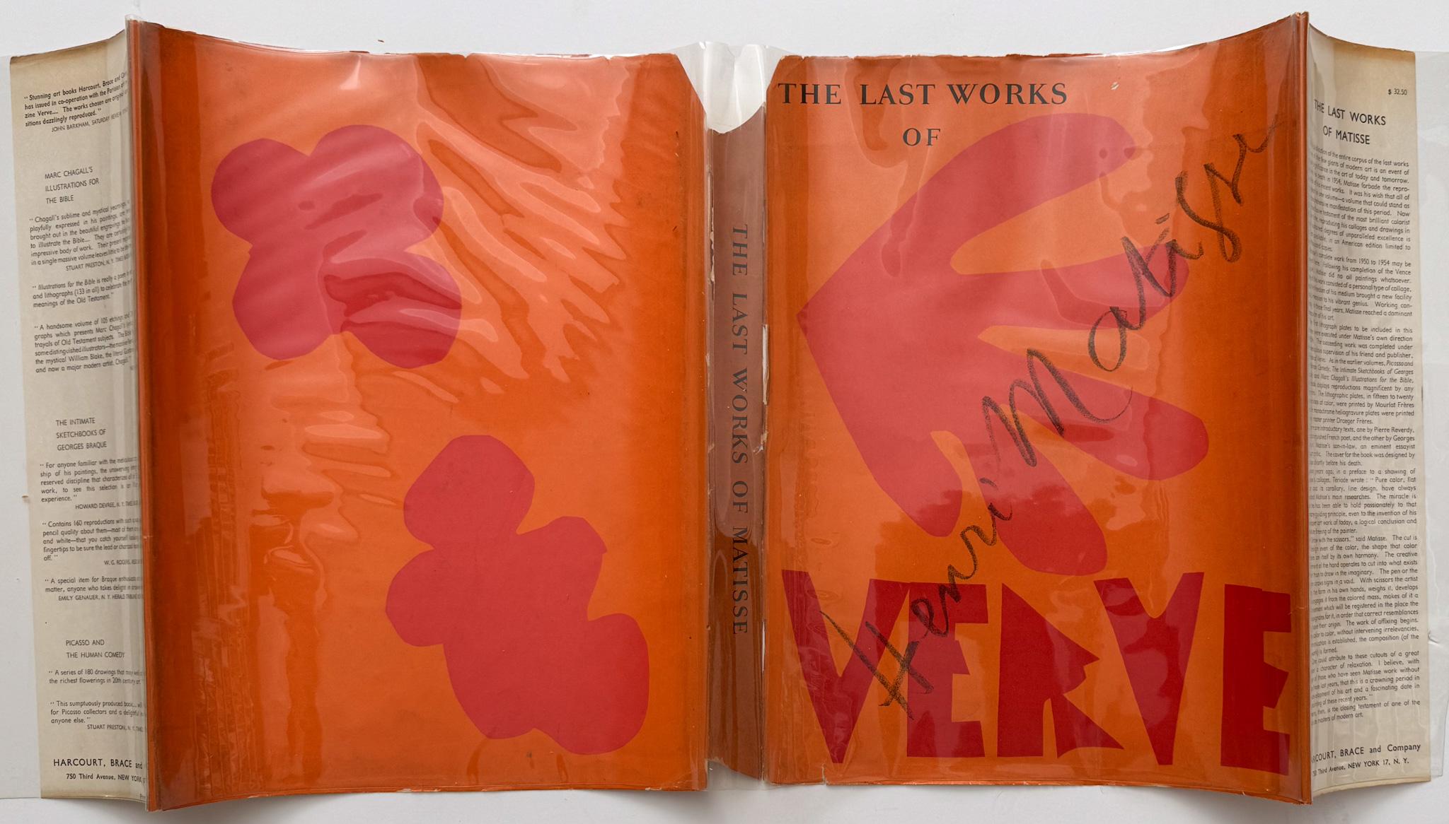 Moderne Les dernières œuvres d'Henri Matisse 1950-1954 (édition intégrale Harcourt Brace) en vente