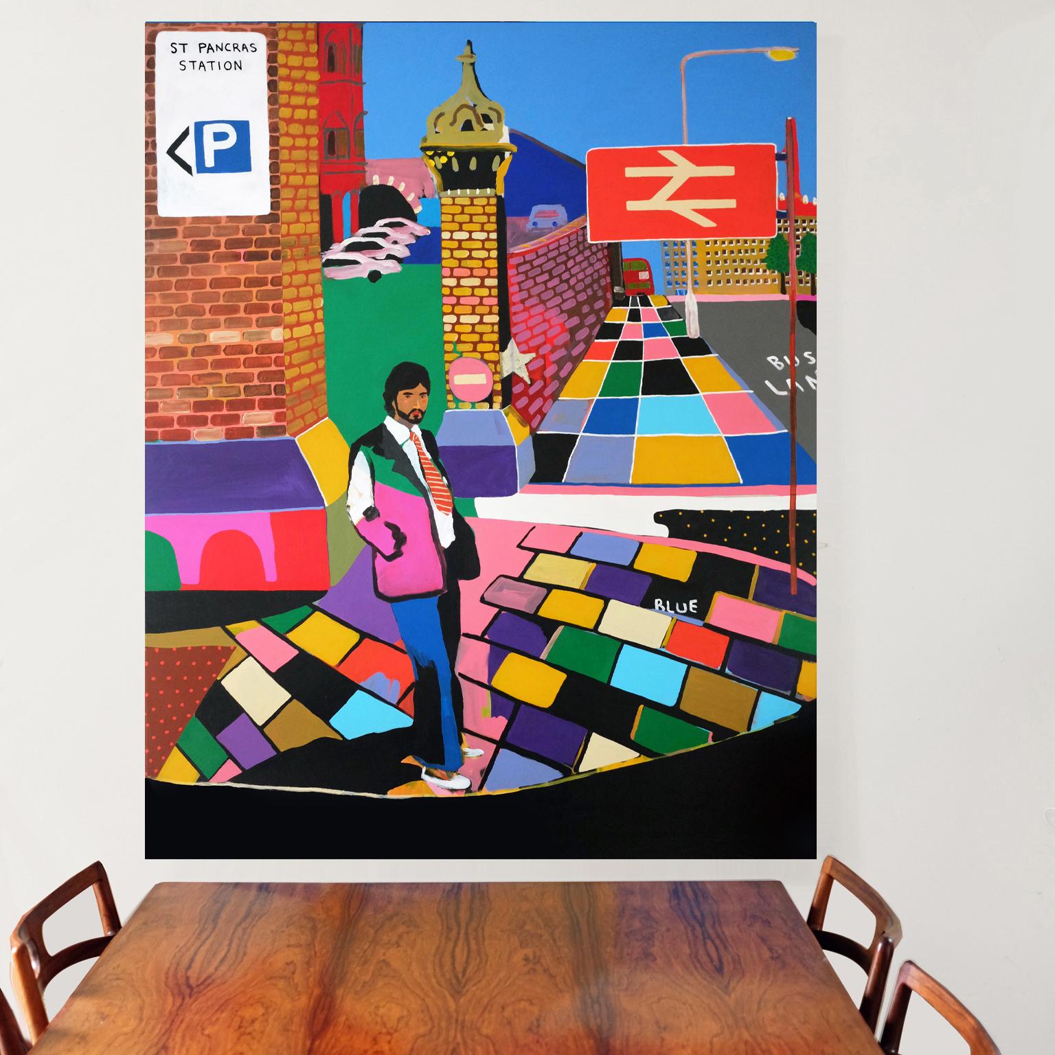 Acrylic on canvas by Alan Fears, 2019. 

Alan Fears (b. 1974) is an emerging British artist was shortlisted for the John Moores painting prize, 2018 and is featured on the cover of the 229 Summer issue of The Paris Review.

'A naive artist, a