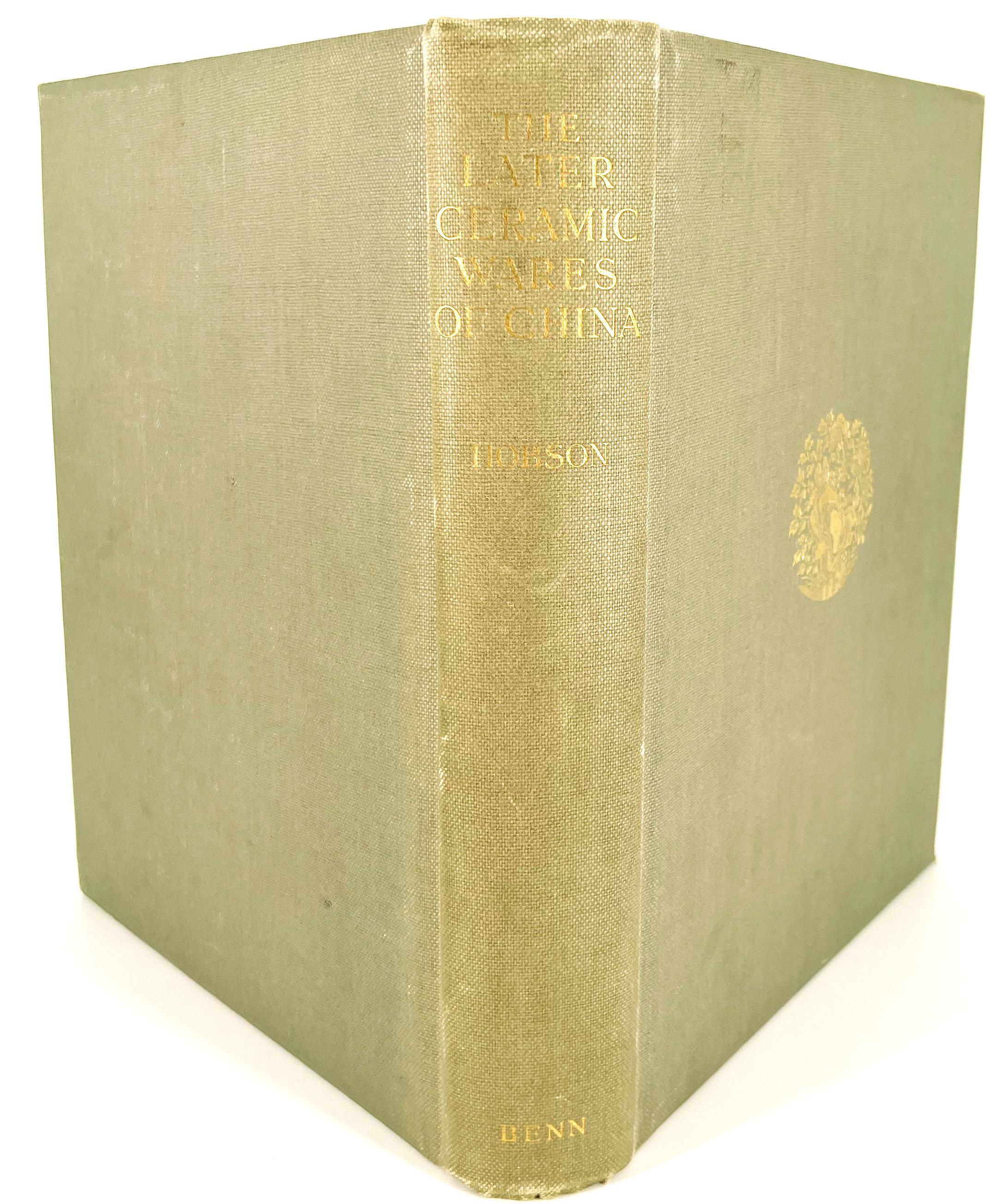 The Later Ceramic Wares of China by Hobson, Robert Lockhart For Sale 14